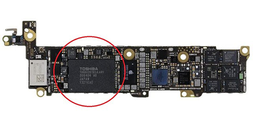 Thay ổ cứng iPhone 5 chính hãng tại Hải Phòng