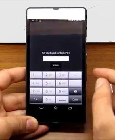 Unlock Sony Z Nhật tại Hải Phòng