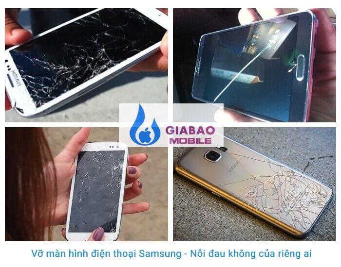 Vỡ kính màn hình Samsung Galaxy